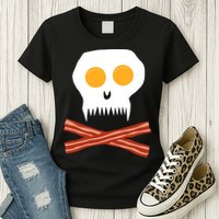 Eggs And Bacon Skull Womens T-Shirt