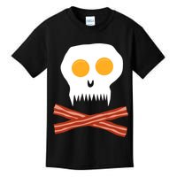 Eggs And Bacon Skull Kids T-Shirt