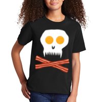 Eggs And Bacon Skull Kids T-Shirt