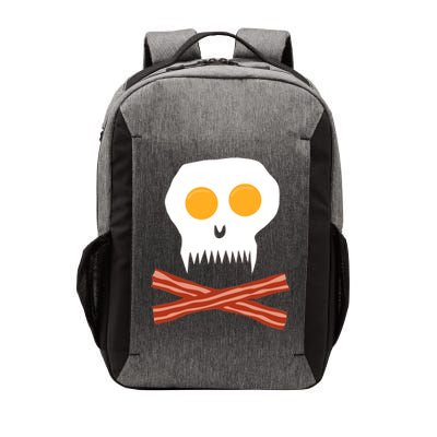 Eggs And Bacon Skull Vector Backpack