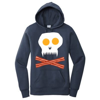 Eggs And Bacon Skull Women's Pullover Hoodie