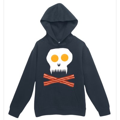 Eggs And Bacon Skull Urban Pullover Hoodie