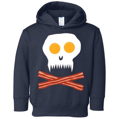 Eggs And Bacon Skull Toddler Hoodie