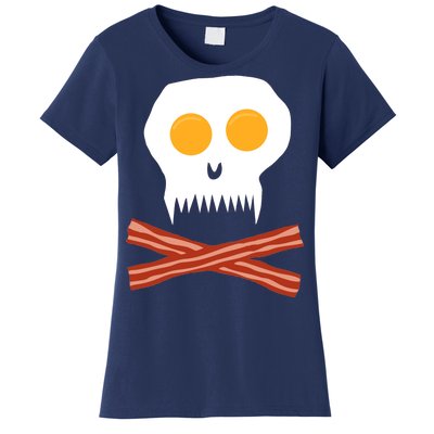 Eggs And Bacon Skull Women's T-Shirt