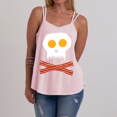 Eggs And Bacon Skull Women's Strappy Tank