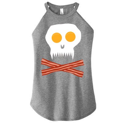 Eggs And Bacon Skull Women’s Perfect Tri Rocker Tank