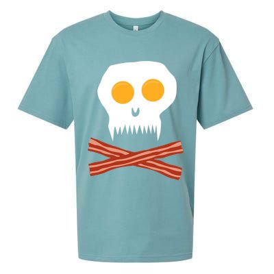 Eggs And Bacon Skull Sueded Cloud Jersey T-Shirt