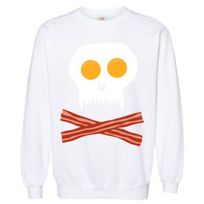 Eggs And Bacon Skull Garment-Dyed Sweatshirt