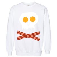 Eggs And Bacon Skull Garment-Dyed Sweatshirt