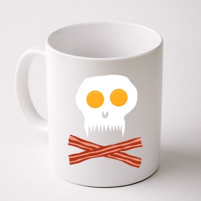 Eggs And Bacon Skull Coffee Mug