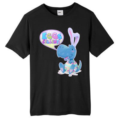 EGGS-Cellent! Cute Easter T-Rex Tall Fusion ChromaSoft Performance T-Shirt