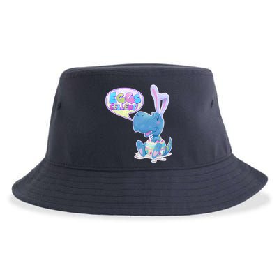 EGGS-Cellent! Cute Easter T-Rex Sustainable Bucket Hat