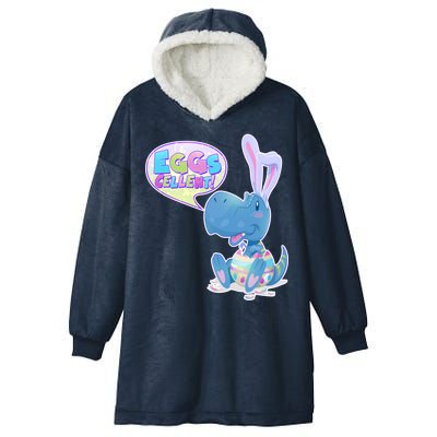 EGGS-Cellent! Cute Easter T-Rex Hooded Wearable Blanket