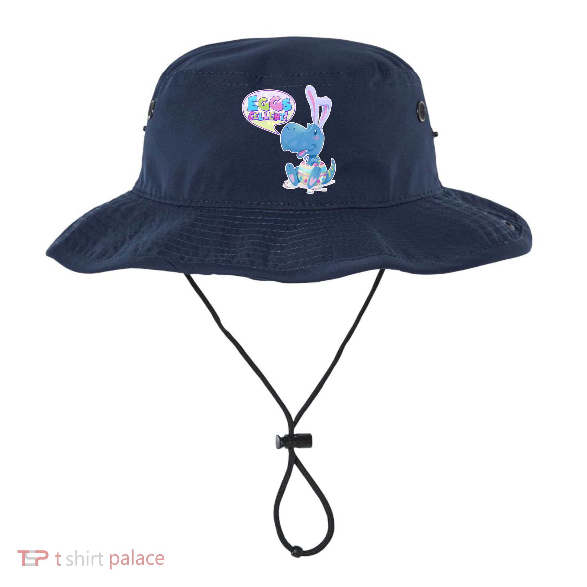 EGGS-Cellent! Cute Easter T-Rex Bucket Hat