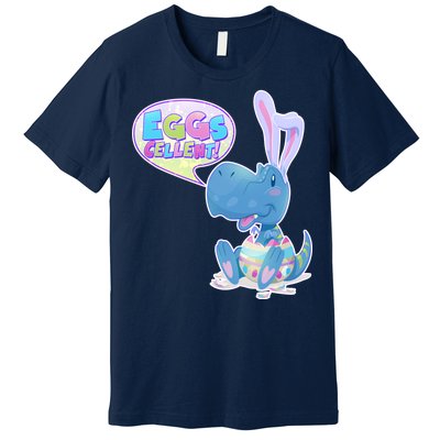 EGGS-Cellent! Cute Easter T-Rex Premium T-Shirt