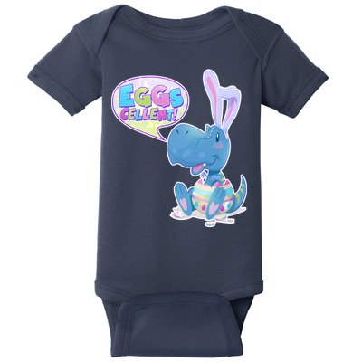 EGGS-Cellent! Cute Easter T-Rex Baby Bodysuit