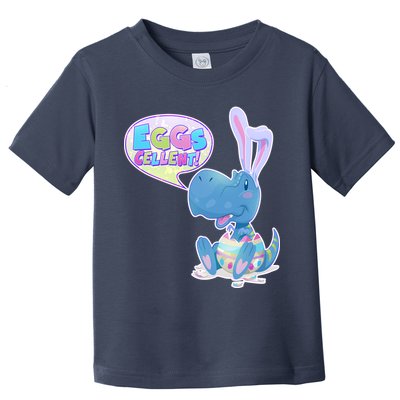 EGGS-Cellent! Cute Easter T-Rex Toddler T-Shirt