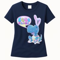 EGGS-Cellent! Cute Easter T-Rex Womens T-Shirt