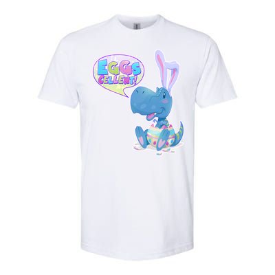 EGGS-Cellent! Cute Easter T-Rex Softstyle CVC T-Shirt