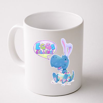 EGGS-Cellent! Cute Easter T-Rex Coffee Mug