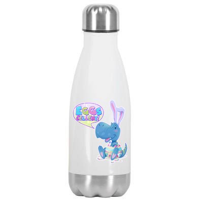 EGGS-Cellent! Cute Easter T-Rex Stainless Steel Insulated Water Bottle