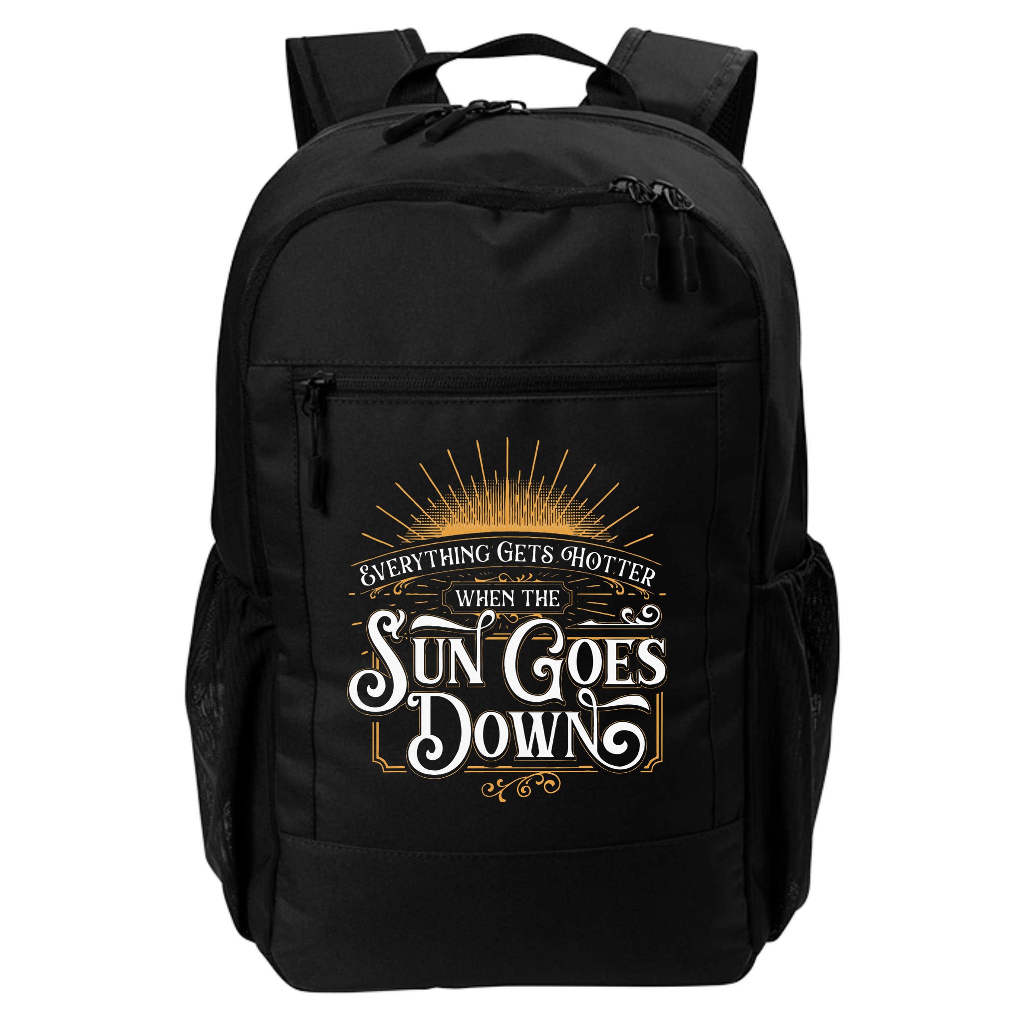 Everything Gets Hotter When The Sun Goes Down Country Music Backpack