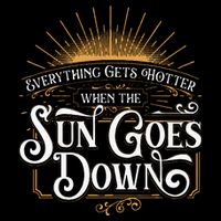 Everything Gets Hotter When The Sun Goes Down Country Music Baby Bodysuit