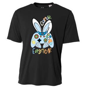 Easter Gamer Happy Easter Gamer Easter Gaming Easter Controller Cooling Performance Crew T-Shirt