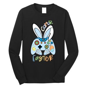 Easter Gamer Happy Easter Gamer Easter Gaming Easter Controller Long Sleeve Shirt