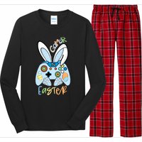 Easter Gamer Happy Easter Gamer Easter Gaming Easter Controller Long Sleeve Pajama Set