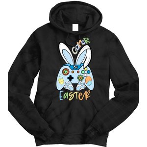 Easter Gamer Happy Easter Gamer Easter Gaming Easter Controller Tie Dye Hoodie