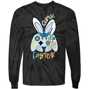 Easter Gamer Happy Easter Gamer Easter Gaming Easter Controller Tie-Dye Long Sleeve Shirt