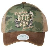 Everything Gets Hotter When The Sun Goes Down Country Music Legacy Tie Dye Trucker Hat