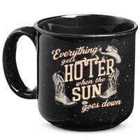 Everything Gets Hotter When The Sun Goes Down Country Music 15oz Campfire Ceramic Mug