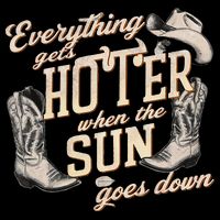 Everything Gets Hotter When The Sun Goes Down Country Music Flatbill Hat