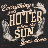 Everything Gets Hotter When The Sun Goes Down Country Music 25L Jumbo Tote
