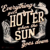 Everything Gets Hotter When The Sun Goes Down Country Music Kids T-Shirt