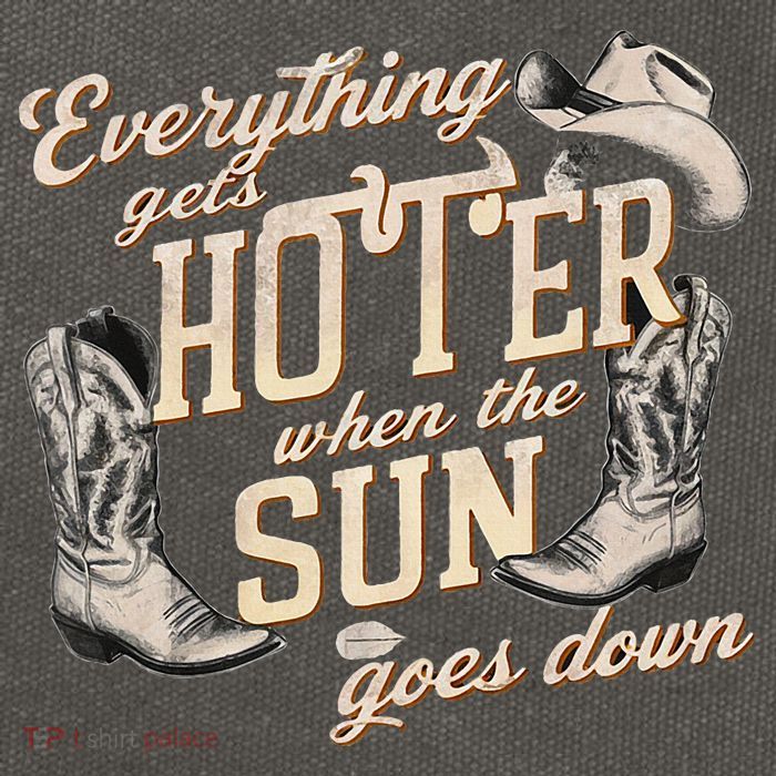 Everything Gets Hotter When The Sun Goes Down Country Music Cotton Canvas Backpack