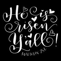Easter Gifts He Is Risen Y'all Matthew 286 Wool Snapback Cap