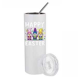 Easter Gnomes Happy Easter Egg Hunt Cute Stainless Steel Tumbler