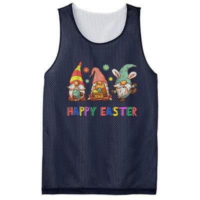 Easter Gnomes Happy Easter Eggs Mesh Reversible Basketball Jersey Tank