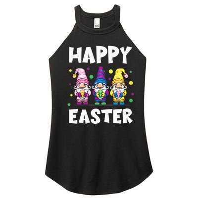 Easter Gnomes Happy Easter Egg Hunt Cute Women’s Perfect Tri Rocker Tank