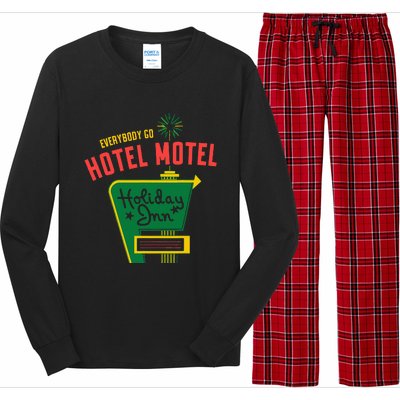 Everybody Go Hotel Motel Holiday Long Sleeve Pajama Set