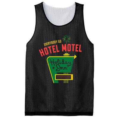 Everybody Go Hotel Motel Holiday Mesh Reversible Basketball Jersey Tank