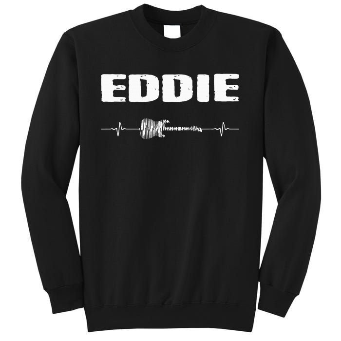 Eddie Guitar Heartbeat Music Guitarist Sweatshirt