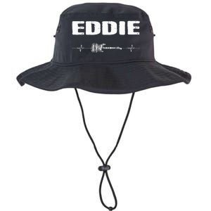 Eddie Guitar Heartbeat Music Guitarist Legacy Cool Fit Booney Bucket Hat