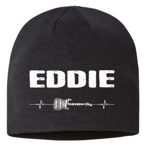 Eddie Guitar Heartbeat Music Guitarist Sustainable Beanie