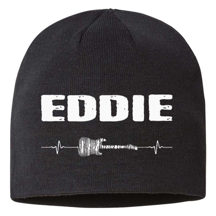 Eddie Guitar Heartbeat Music Guitarist Sustainable Beanie