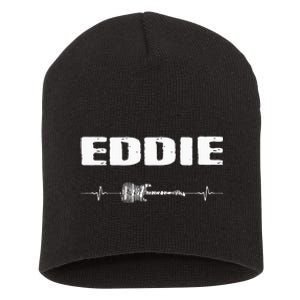 Eddie Guitar Heartbeat Music Guitarist Short Acrylic Beanie