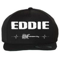 Eddie Guitar Heartbeat Music Guitarist Wool Snapback Cap